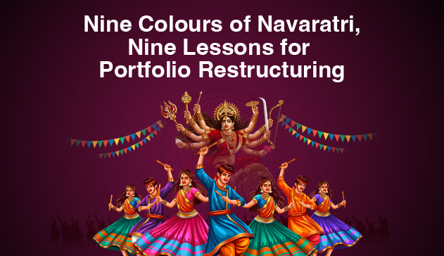 Navratri nine colors teaching portfolio restructuring